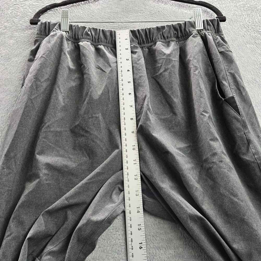 Adidas Men Activewear Pants L Gray‎ Jogger AEROREADY Zipper 30